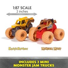 ست بازی Monster Jam Mini Jams مدل Earthshaker Boneyard Blaster, image 6
