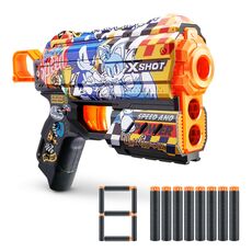 تفنگ ایکس شات X-Shot سری Skins مدل Flux Sonic Super Speed, تنوع: 36648-Super Speed, image 4