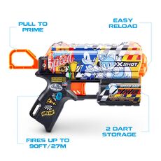 تفنگ ایکس شات X-Shot سری Skins مدل Flux Sonic Super Speed, تنوع: 36648-Super Speed, image 6