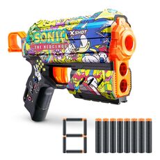 تفنگ ایکس شات X-Shot سری Skins مدل Flux Sonic Hyper Spike, تنوع: 36648-Hyper Spike, image 2