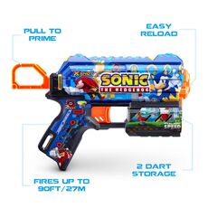 تفنگ ایکس شات X-Shot سری Skins مدل Flux Sonic, تنوع: 36648-Sonic, image 7