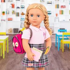 عروسک 46 سانتی دانش‌آموز OG مدل Hally همراه با کتاب, image 3