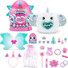 عروسک سورپرایزی رینبوکورنز RainBocoRns سری Eggzania Fairy Mania با شاخ آبی, تنوع: 92115-Blue, image 