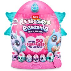 عروسک سورپرایزی رینبوکورنز RainBocoRns سری Eggzania Fairy Mania با شاخ آبی, تنوع: 92115-Blue, image 6