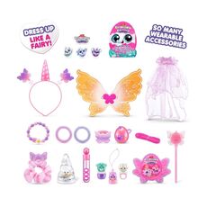 عروسک سورپرایزی رینبوکورنز RainBocoRns سری Eggzania Fairy Mania با شاخ سفید, تنوع: 92115-White, image 7