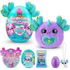 عروسک سورپرایزی رینبوکورنز RainBocoRns سری Axolotlcorn با گوش های آبی, تنوع: 92131-Lulu, image 