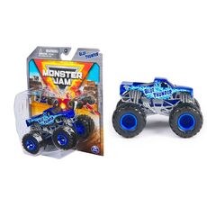پک تکی ماشین Monster Jam با مقیاس 1:64 مدل Blue Thunder, تنوع: 6061233-Blue Thunder, image 