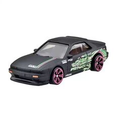 پک تکی ماشین Hot Wheels Premium سری Neon Speeders مدل Nissan Silvia, image 2