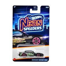 پک تکی ماشین Hot Wheels Premium سری Neon Speeders مدل Nissan Silvia, image 
