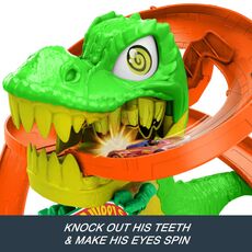پیست ماشین‌ های Hot Wheels سری City مدل T-Rex Blaze Battle, image 4