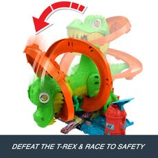 پیست ماشین‌ های Hot Wheels سری City مدل T-Rex Blaze Battle, image 6