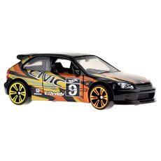 پک تکی ماشین Hot Wheels Premium سری Neon Speeders مدل 99 Honda Civic Type R (EK9), image 2