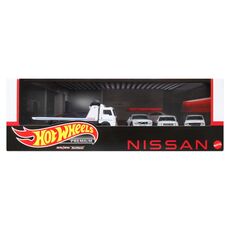 پک 3 تایی ماشین های Premium به همراه کامیون Hot Wheels مدل Nissan, image 