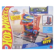 پیست ماشین های Hot Wheels سری City مدل Downtown Car Park, image 