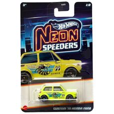 پک تکی ماشین Hot Wheels Premium سری Neon Speeders مدل Custom 70 Honda N600, image 