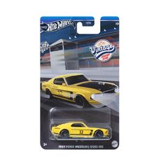 پک تکی ماشین‌ Hot wheels سری Vintage Racing Club مدل 1969 Ford Mustang Boss 302, تنوع: HRT81-Ford, image 