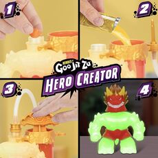کیت ساخت عروسک فشاری گو جیت زو Goo Jit Zu سری Hero Creator مدل Blazagon, تنوع: 42993 - Blazago, image 5