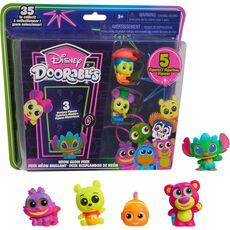 پک 5 تایی فیگور های سورپرایزی Disney Doorables مدل Neon Glow Peek, image 8