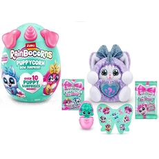 عروسک سورپرایزی رینبوکورنز RainBocoRns سری Puppycorn Bow Surprise با شاخ صورتی, تنوع: 9269 - Pink, image 