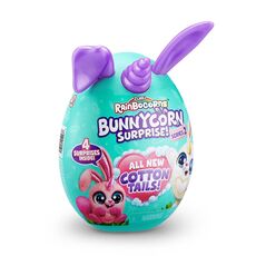 عروسک سورپرایزی رینبوکورنز RainBocoRns سری 2 Bunnycorn با شاخ و گوش بنفش, تنوع: 9280SQ1-Purple, image 7