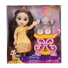 عروسک 35 سانتی پرنسس بل به همراه ترولی چای خوری Disney Princess, image 3