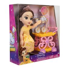 عروسک 35 سانتی پرنسس بل به همراه ترولی چای خوری Disney Princess, image 4