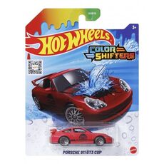ماشین تغییر رنگ دهنده Hot Wheels سری Colour Shifters مدل Porsche 911 GT3 Cup, image 