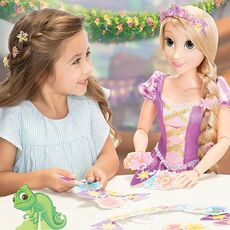عروسک 80 سانتی راپونزل دیزنی Disney Princess به همراه اکسسوری, تنوع: 240464-Rapunzel, image 3