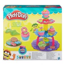 ست خمیربازی برج کاپ‌کیکی play Doh, image 