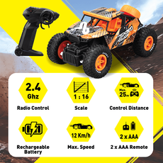ماشین کنترلی آفرودی Exost Turbo Rush با مقیاس 1:16 SilverLit, image 6