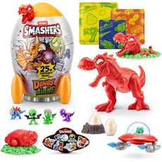 تخم داینو اسمشرز Smashers سری نبرد دایناسور و آدم فضایی مدل قرمز, تنوع: 74141-Red, image 