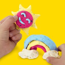پک 4 تایی خمیربازی Play Doh با تکه های کاغذ رنگی, image 3