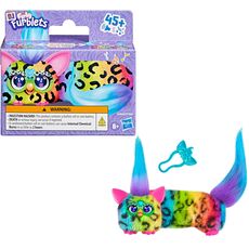 عروسک پولیشی رباتیک DJ فربی کوچولو DJ Furblets Furby مدل Rain-Bow-Kat, تنوع: G1783-Rain-Bow-Kat, image 