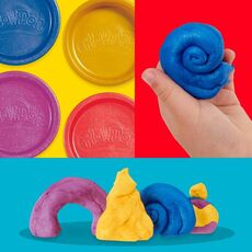 پک 4 تایی خمیربازی Play Doh مدل متالیک درخشان, image 4