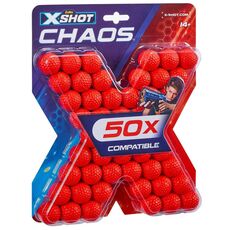 تیر فومی توپی 50 تایی اکس شات X-Shot سری Chaos, image 4