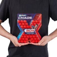 تیر فومی توپی 50 تایی اکس شات X-Shot سری Chaos, image 