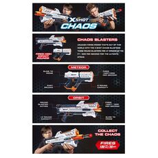 تیر فومی توپی 50 تایی اکس شات X-Shot سری Chaos, image 7