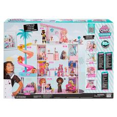 خانه 360 درجه چوبی عروسک های LOL OMG با 85 سوپرایز مدل Fashion House, image 14