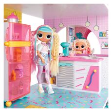خانه 360 درجه چوبی عروسک های LOL OMG با 85 سوپرایز مدل Fashion House, image 3