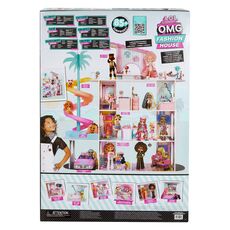 خانه 360 درجه چوبی عروسک های LOL OMG با 85 سوپرایز مدل Fashion House, image 15