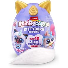 عروسک سورپرایزی رینبوکورنز RainBocoRns سری Kittycorn  با دم سفید, تنوع: 92116-white, image 6