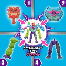 مگا پک 5 تایی فیگورهای  MrBeast Lab سری Hyper Fusion مدل Hybrids, image 10