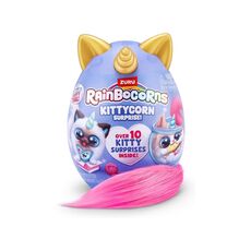 پک کمبو دوتایی عروسک های سورپرایزی رینبوکورنز RainBocoRns سری Kittycorn و Puppycorn مدل سفید و طلایی, تنوع: 92123-white, image 6