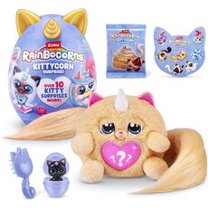 عروسک سورپرایزی رینبوکورنز RainBocoRns سری Kittycorn  با دم کاراملی, تنوع: 92116-Caramel, image 