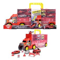 کامیون حمل ماشین آتش نشانی Dickie Toys, تنوع: 203337005-Fire, image 