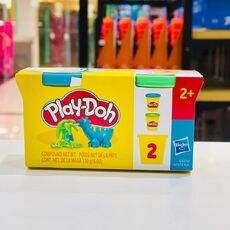 پک 2 تایی خمیربازی  Play Dohمدل سبز و آبی, image 
