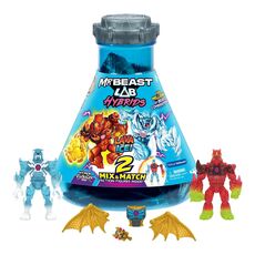پک 2 تایی فیگورهای MrBeast Lab سری Hybrids مدل گدازه و یخ, image 