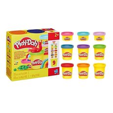 پک 9 تایی خمیربازی Play Doh مدل رنگین کمان درخشان, تنوع: F7369-bright rainbow, image 