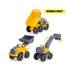 پک 3 تایی ماشین های عمرانی 26 سانتی ولوو Dickie Toys, image 5