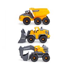 پک 3 تایی ماشین های عمرانی 26 سانتی ولوو Dickie Toys, image 4